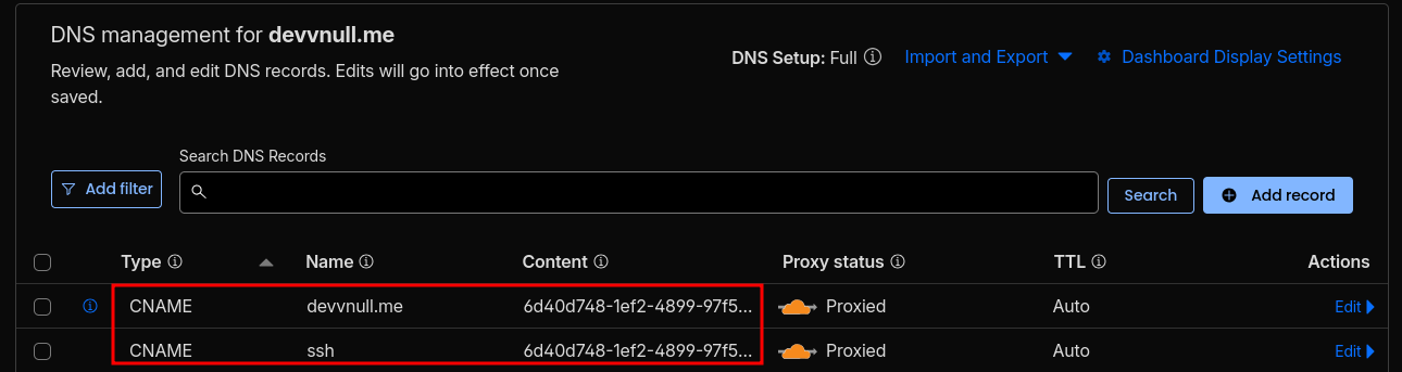 DNS Record