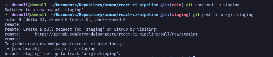 Git Push Staging