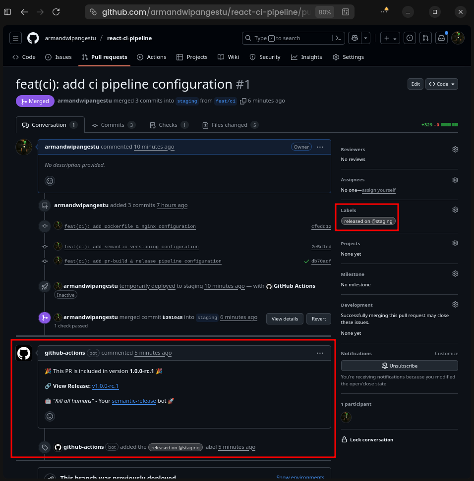 GitHub Auto Comment Label