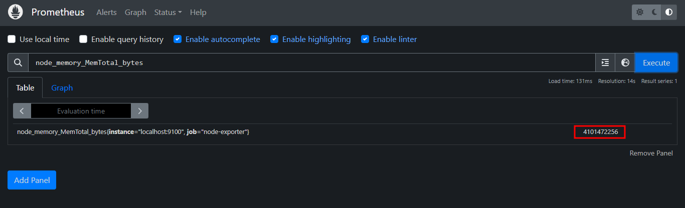 Node Exporter Query Memory